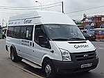 Бесплатный автобус Genser в пункт аренды автомобилей АрендаАвто-энг на Новорязанском шоссе
